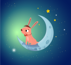 Cuento Infantil El Conejo y la Luna
